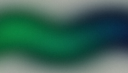 Retro color gradient grainy background. Abstract smooth green white color noisy gradient, glowing, vibrant, shine, bright, niise texture background