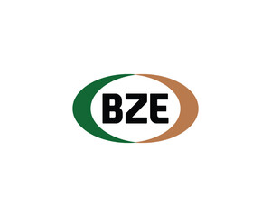 BZE logo design vector template. BZE