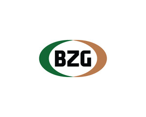 BZG logo design vector template. BZG