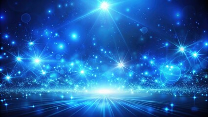 Obraz premium Blue light background with glowing abstract patterns, blue light, background, glowing, abstract, design, texture
