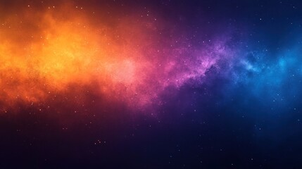 Naklejka premium Cosmic Nebula: A Symphony of Colors in the Night Sky