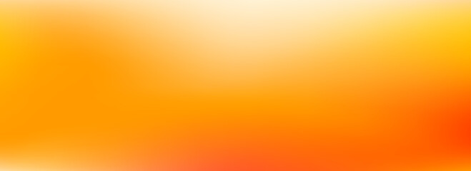 Warm orange yellow gradient background. Autumn color blurred wallpaper. Fall smooth gradation backdrop for banner, poster, leaflet, brochure, booklet. Vector abstract template overlay  © vika_k