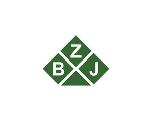 BZJ logo design vector template. BZJ