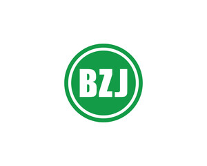 BZJ logo design vector template. BZJ