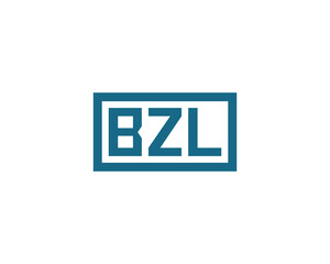 BZL logo design vector template. BZL