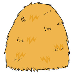 haystack illustration hand drawn isolated vector