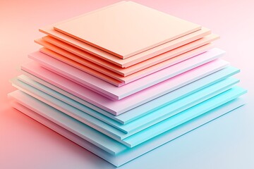 digital mockup prototype with layered design, gradient overlay, smooth textures, attention to detail