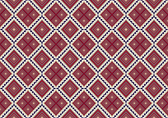 Ethnic tribal patterns in seamless geometric patterns.