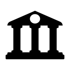 Museum Icon, Simple Icon Vector Design, best used for presentation, application, web and banner