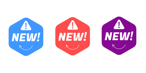 Sales badges vectors icon set