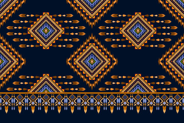 Ikat pattern, Ikat chevron, Paisley pattern, Vector element, Abstract Vector, Batik, fabric embroidery, Ethnic pattern, Ogee, Geometric ethnic, Seamless textile, native american, Background printing.