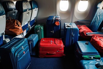 Luggage Scattered Around the Aircraft: A Journey Through Travel and Adventure