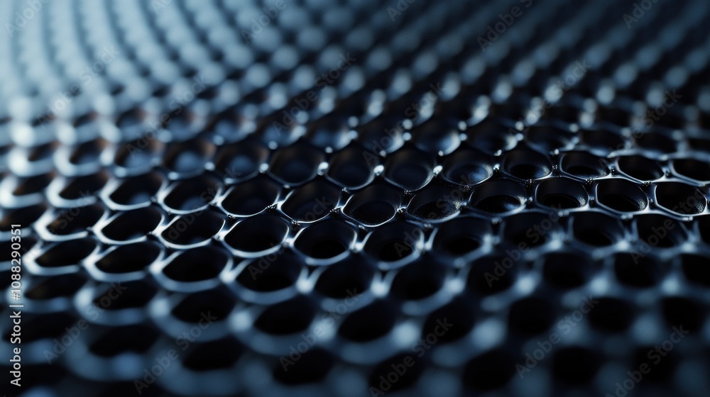Aufkleber an extreme close-up of a graphene-based supercapacitor's nanomaterial structure and energy storage c