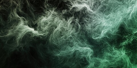 Green and Black Background Close Up