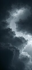 Obraz premium Thunderstorm Clouds Image - Dramatic Sky Scene