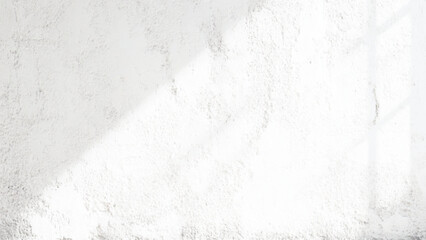 Obraz premium White old concrete wall grunge texture - wide banner format background with copy space for text. Grunge gray texture of chips, cracks, scratches, Soft white grunge.