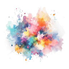 Fototapeta premium Colorful splashes image