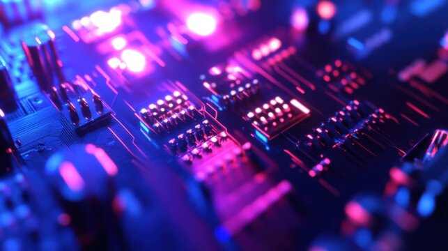 An extreme close-up of a quantum dot enhanced photodetector, showing high sensitivity and quantum efficiency in light detection, Photonics technology style
