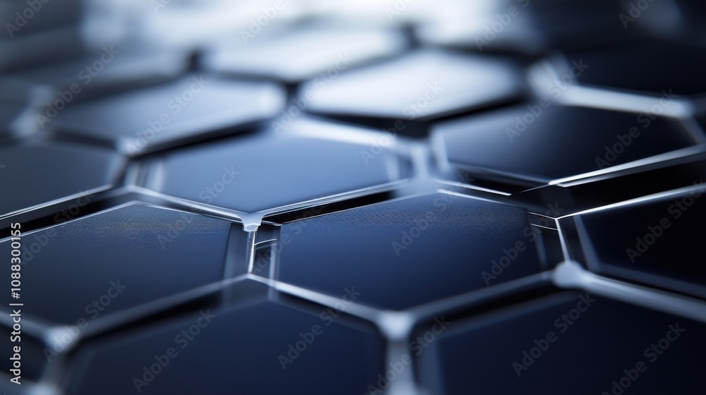 Poster an extreme close-up of a quantum dot enhanced solar cell, showing improved light absorption and conv