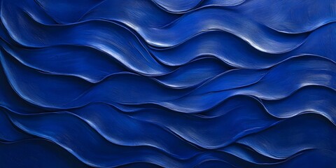 Obraz premium blue silk background