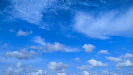 A serene landscape of a cloudless blue sky, inviting relaxation and tranquility.