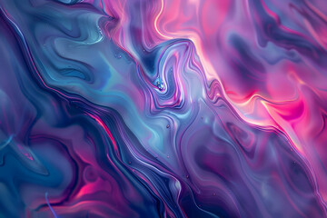 Fototapeta premium Fluid iridescent patterns with captivating light, shifting hues, and a modern aesthetic.