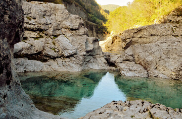 lake in the mountains