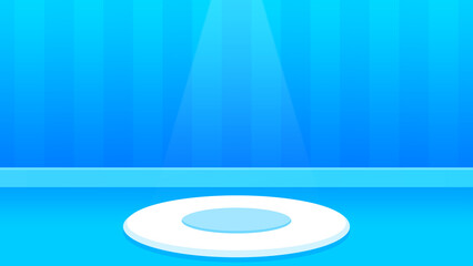 Blue Room with Rug Background