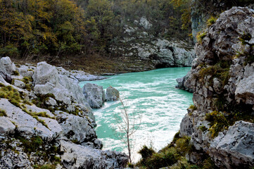 river in the mountains
