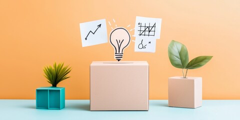 Showcasing dynamic innovation in business models digital entrepreneurship canvas front view