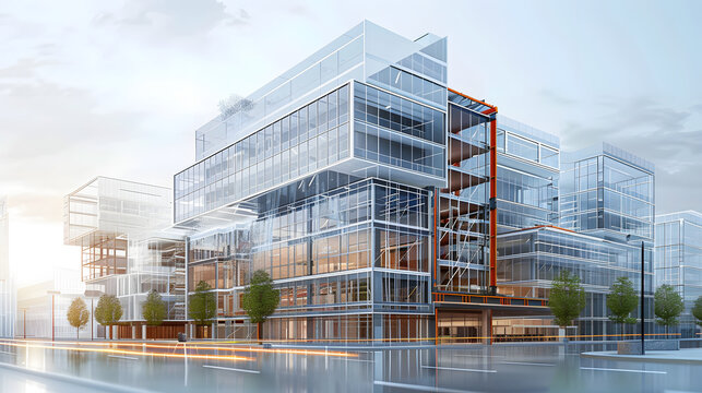 Digital Building Information Modeling (BIM) technology brings architects and engineers together, streamlining construction with advanced 3D models and collaborative tools