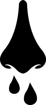 recommend clip art: Running nose line icon. Sneezing, illness, Flu virus runny nose, infection. Symptom concept element. Can be used for topics like flu, allergy Symptoms, disease, isolated on transparent background,