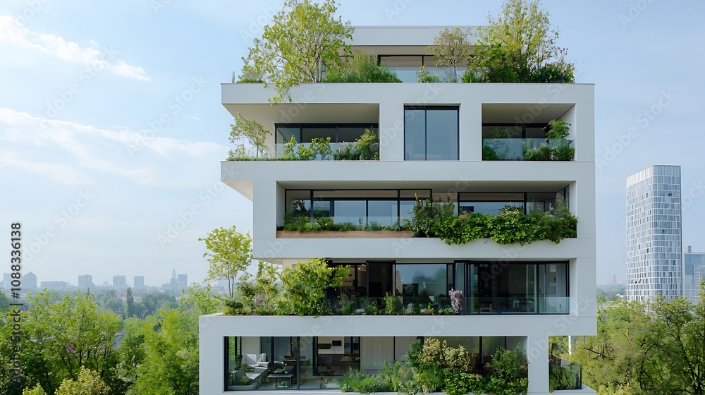Aufkleber Sustainable Construction Planning with Architects and Engineers Implementing Green Building Practices for Environmental Conservation and Eco Friendly Development