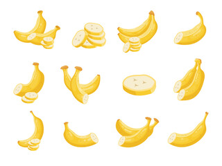 Bright Banana Design Illustration – Fresh and Fun Graphic Design Element