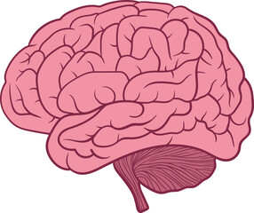 Brain clipart design illustration 