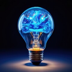 the AI Image Generator, bulb, symbolizing innovation and creativity in technology