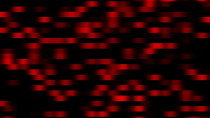 A red and black patterned background. The pattern is made up of squares