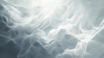 Fototapeta premium Soft Abstract Background with Gentle Grey and White Gradients Enhanced by Delicate White and Silver Lines, Creating a Serene and Elegant Atmosphere for Modern Design Use