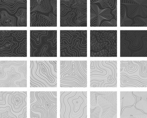Topographic Pattern Background