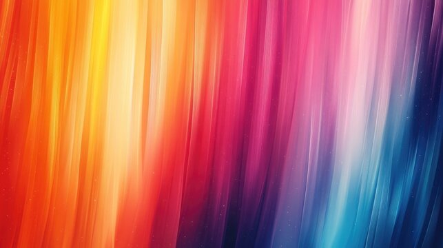 Vibrant striped background with rainbow hues featuring smooth gradients, perfect for creating personalized greeting card designs.