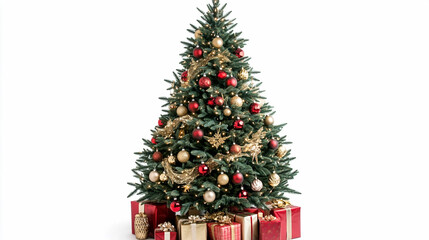 christmas tree with gifts