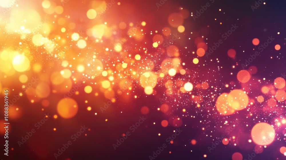 Poster glowing fire embers and vibrant sparks illuminate a dark backdrop, creating an abstract display of s