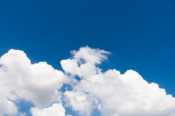 Cloudscape adventure a serene sky view overhead in nature's tranquil playground