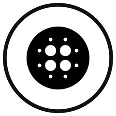 Obraz premium Editable lens blur vector icon. Part of a big icon set family. Perfect for web and app interfaces, presentations, infographics, etc