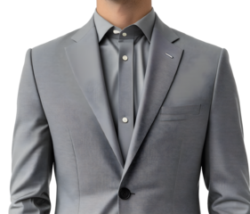 
Upper body of man in suit