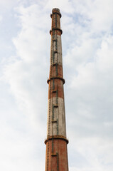 Naklejka premium Power plant chimney