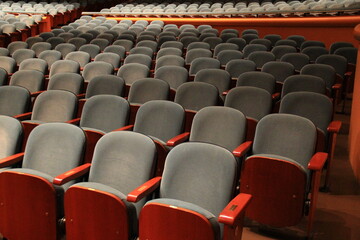 Naklejka premium empty seats in a theatre 
