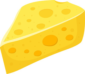 Beautiful illustration of cheese