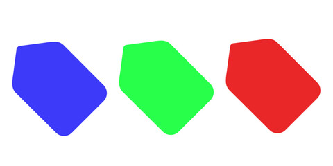 Sales badges vectors icon set