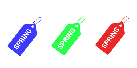 Sales badges vectors icon set